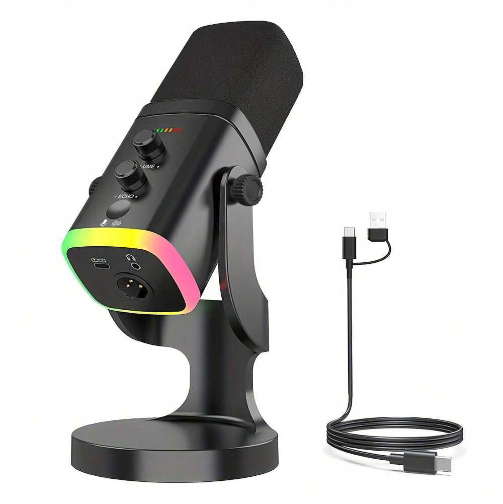 Pc Gaming Youtubers - ストリーミングとゲーム用のXLR/USBダイナミックマイク、YouTube、歌、録音に最適なPCマイク