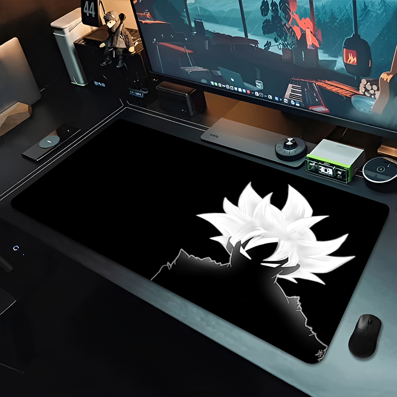 Pc Gaming Sultan - DBZ ブラックアニメマウスパッドドラゴンボール大型 PC コンピュータデスクマット抗摩耗ゲーミングマウスパッドキーボードゲーマーアクセサリーテーブルパッド