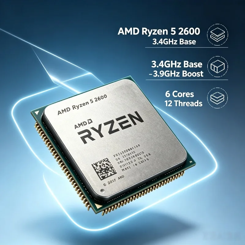Pc Gaming Entry - ユニバーサル AM4 ソケットプロセッサ Ryzen 5 2600