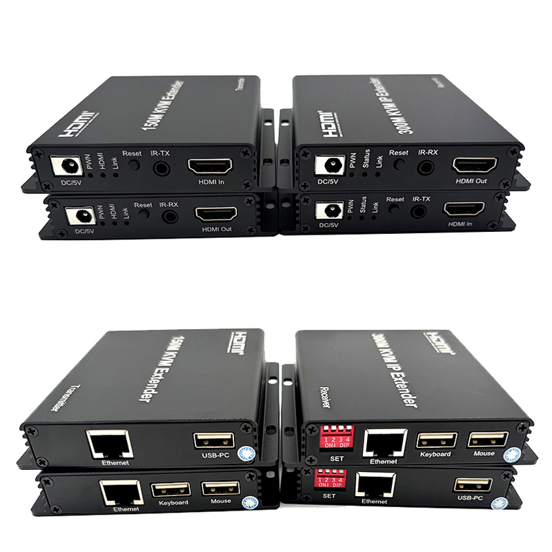 Mouse Bungee Holder - 300M HDMI KVM IPエクステンダー Cat6イーサネットケーブル経由 150m