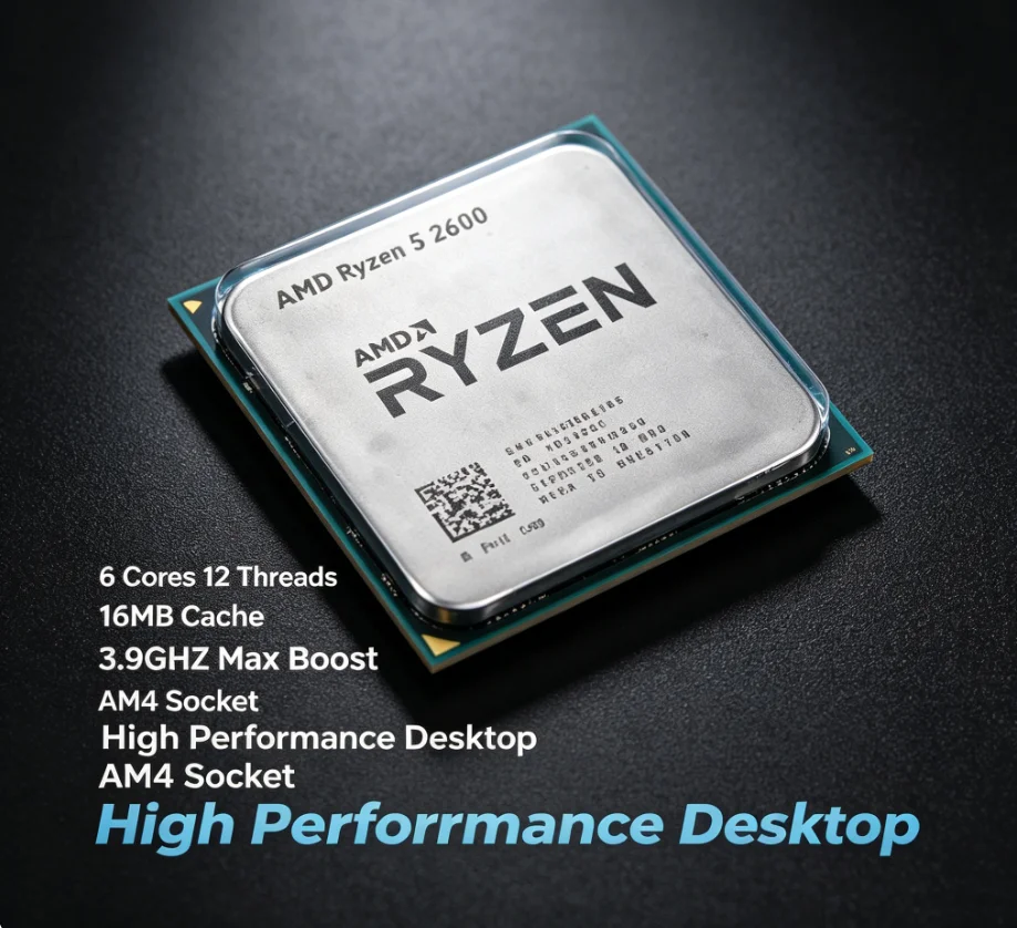 Pc Gaming Entry - AMD R5 2600 AM4 CPU 6コア