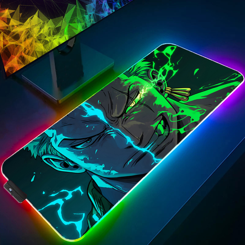 Pc Gaming Sultan - ワンピースゾロマウスパッド RGB ゲームアクセサリー Gabinete ゲーマー PC
