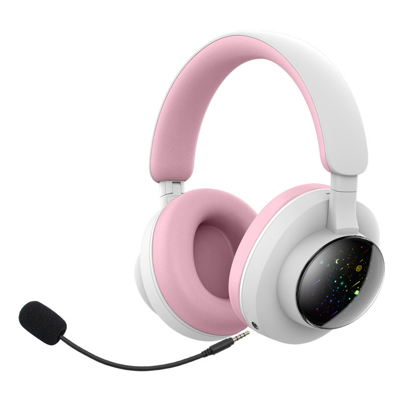 Pc Gaming Editing - ワイヤレスヘッドホン Bluetooth 5.3版 ゲーミングヘッドホン ワイヤレスマイク付き パーソナライズドヘッドセット