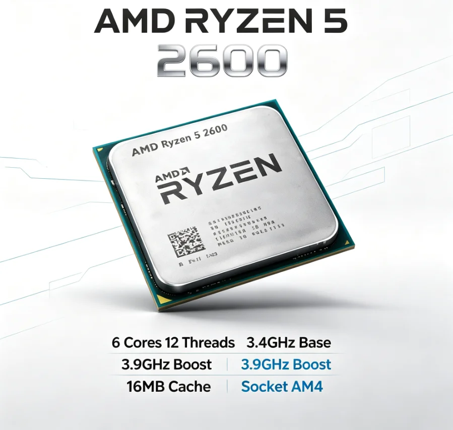 Pc Gaming Entry - AMD Ryzen 5 2600 12nm製造 デスクトップCPU