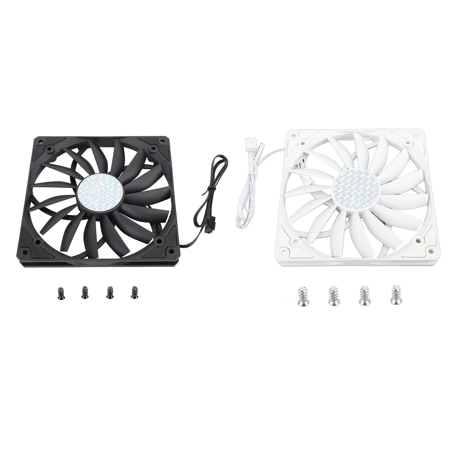 Pc Case Fan - 140mm 4ピン PWM ケースファン 超薄型 15mm