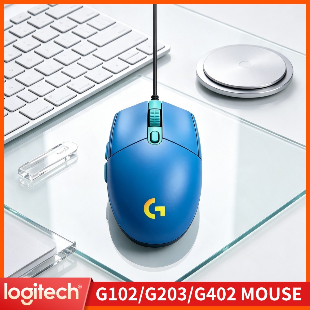 Pc Gaming Entry - ロジクール G203 有線ゲーミングマウス クイックDPIスイッチ カスタムRGBプリセット 快適なグリップ