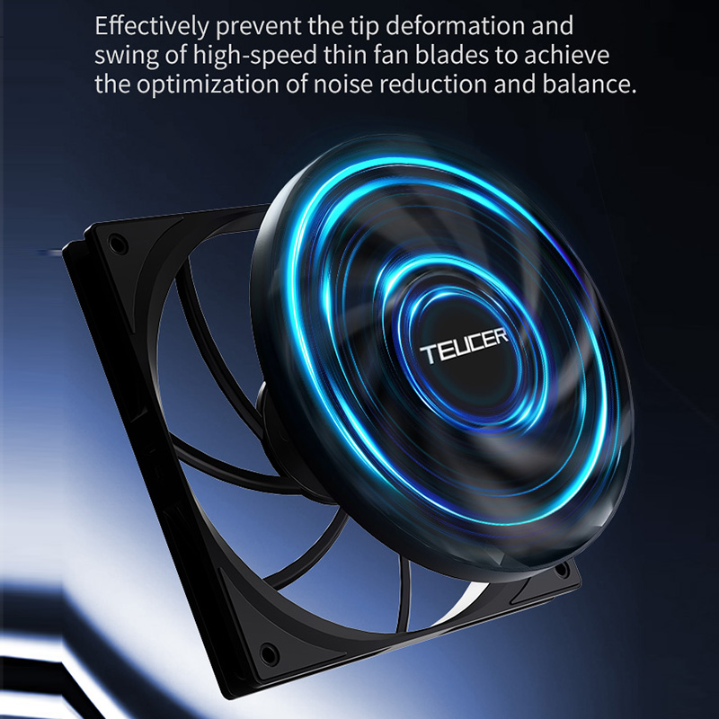 TEUCER F14015 SLIM 140mm PWMスリ - Pc Case Fan のレビューと価格
