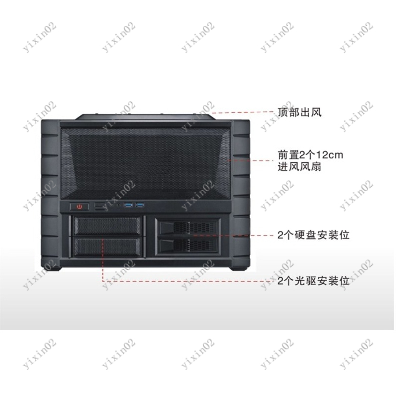ATX マザーボード対応 コンピューターケース - 横型レイ - Pc Case Fan のレビューと価格