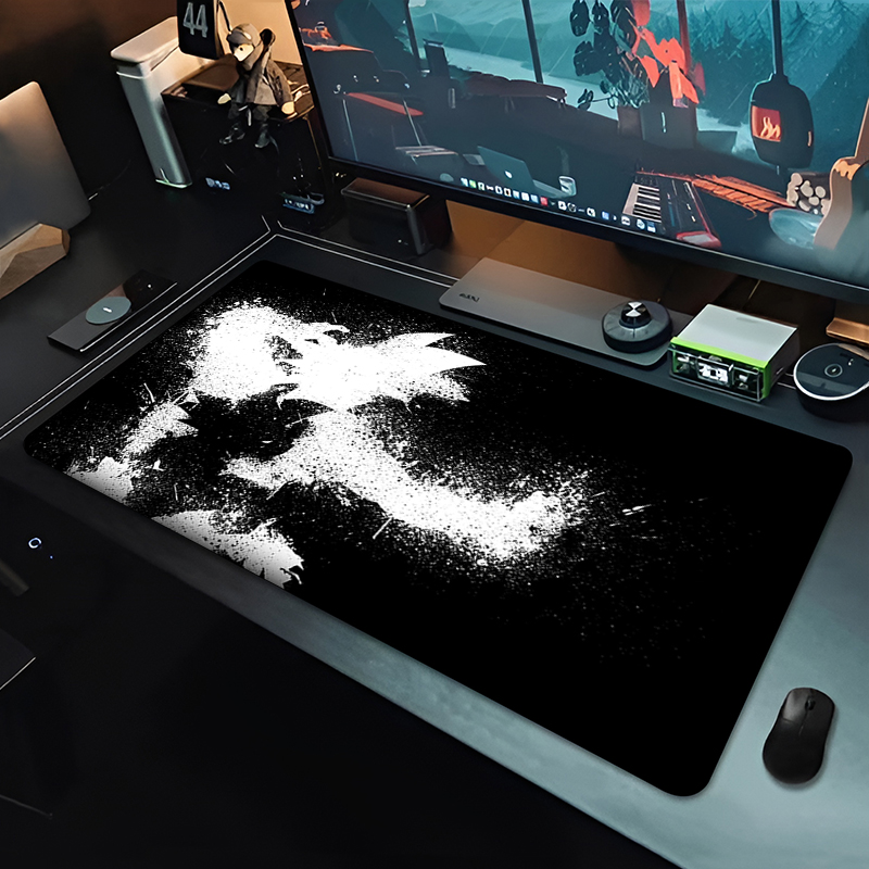 DBZ ブラックアニメマウスパッドドラゴンボール大型 PC  - Pc Gaming Sultan のレビューと価格