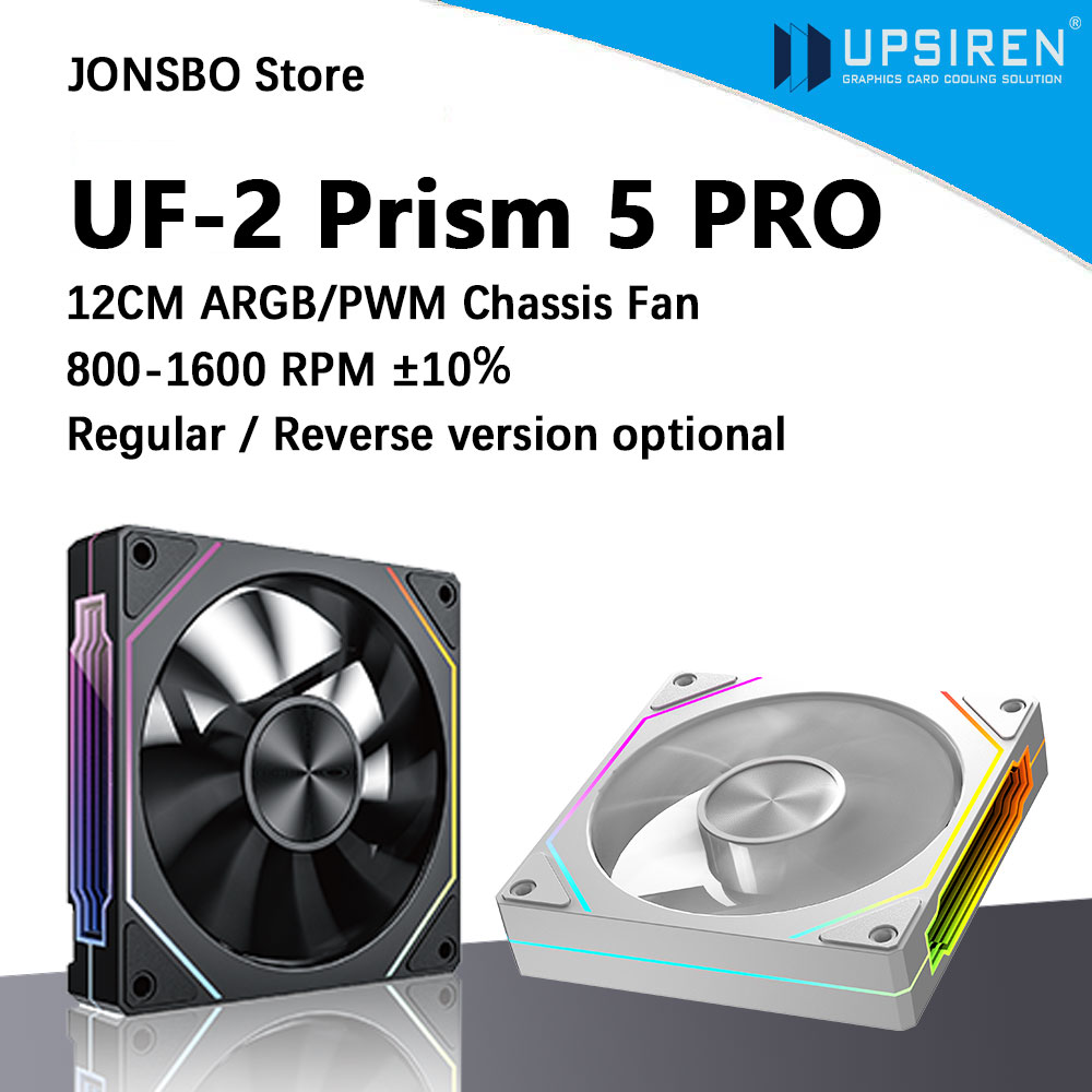 UPSIREN UF-2 PRISM 5 PRO 12CM  - Pc Case Fan のレビューと価格