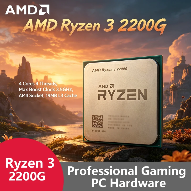 AMD Ryzen 3 2200G AM4 バジェットAPU - Pc Gaming Entry のレビューと価格