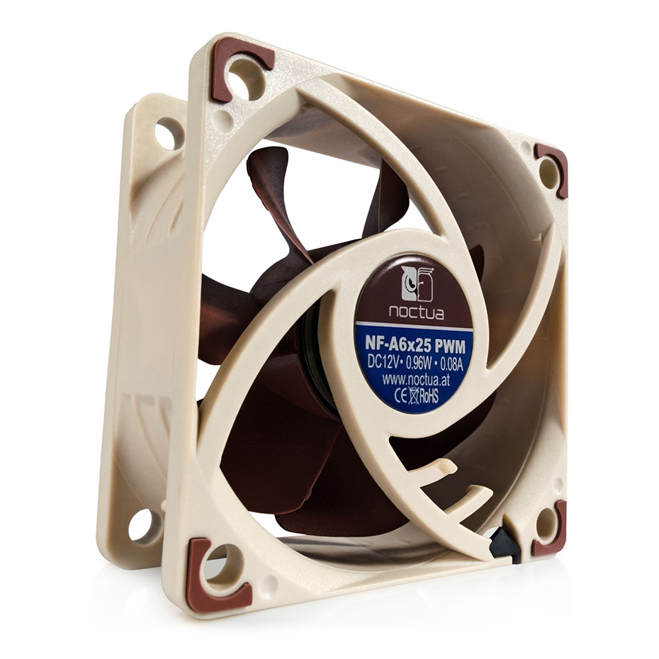 Noctua-冷却ファン60mm,ファンNF-A6x25,5 - Pc Case Fan のレビューと価格
