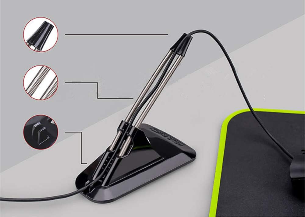 マウスバンジーケーブルホルダー 柔軟なワイヤーオーガナイザー - Mouse Bungee Holder のレビューと価格
