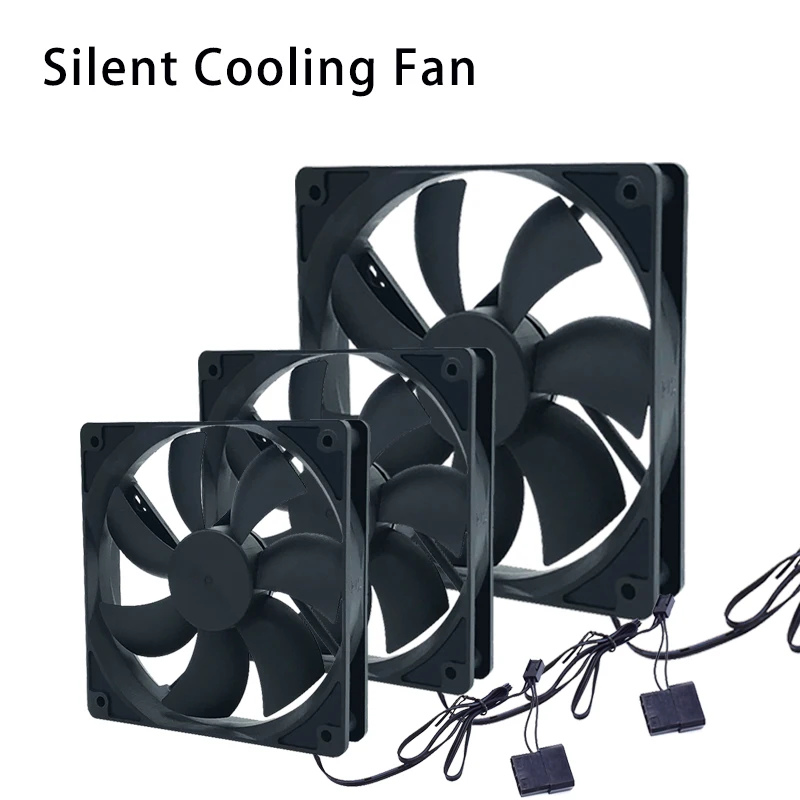 80 90 120mm サイレントコンピュータファン サイレ - Pc Case Fan のレビューと価格