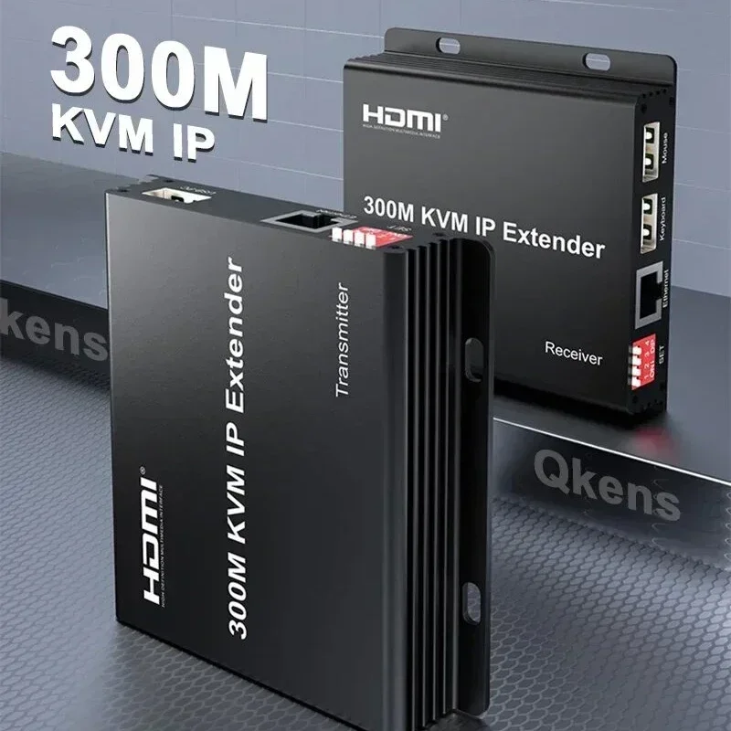 300M HDMI KVM IPエクステンダー Cat6イー - Mouse Bungee Holder のレビューと価格