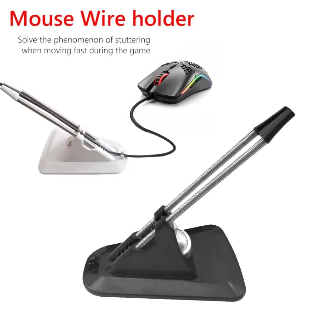 マウスケーブルホルダーコンピュータ PC マウスバンジーコー - Mouse Bungee Holder のレビューと価格
