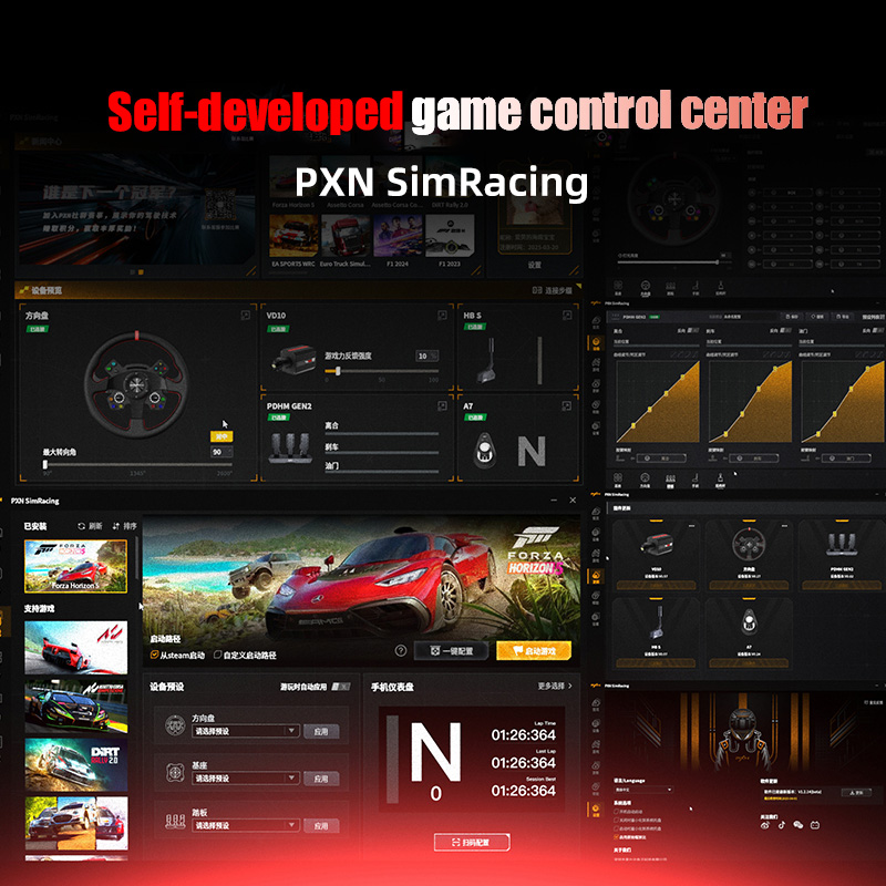 PXN V4Dバンドルレーシングホイール 4Nmフォースフィ - Pc Gaming Entry のレビューと価格