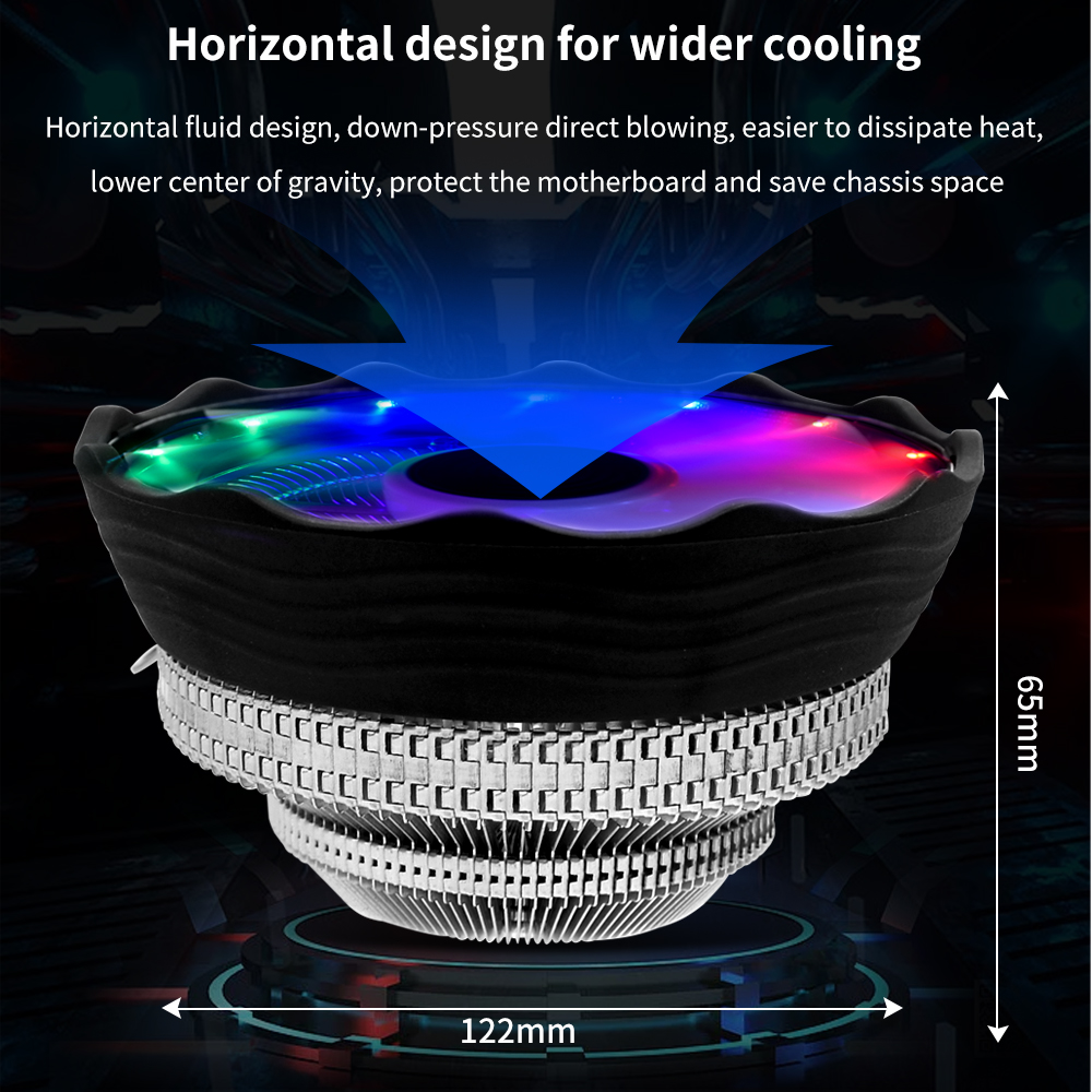 TISHRIC CPUクーラーファン RGB PWM 3ピン - Pc Case Fan のレビューと価格