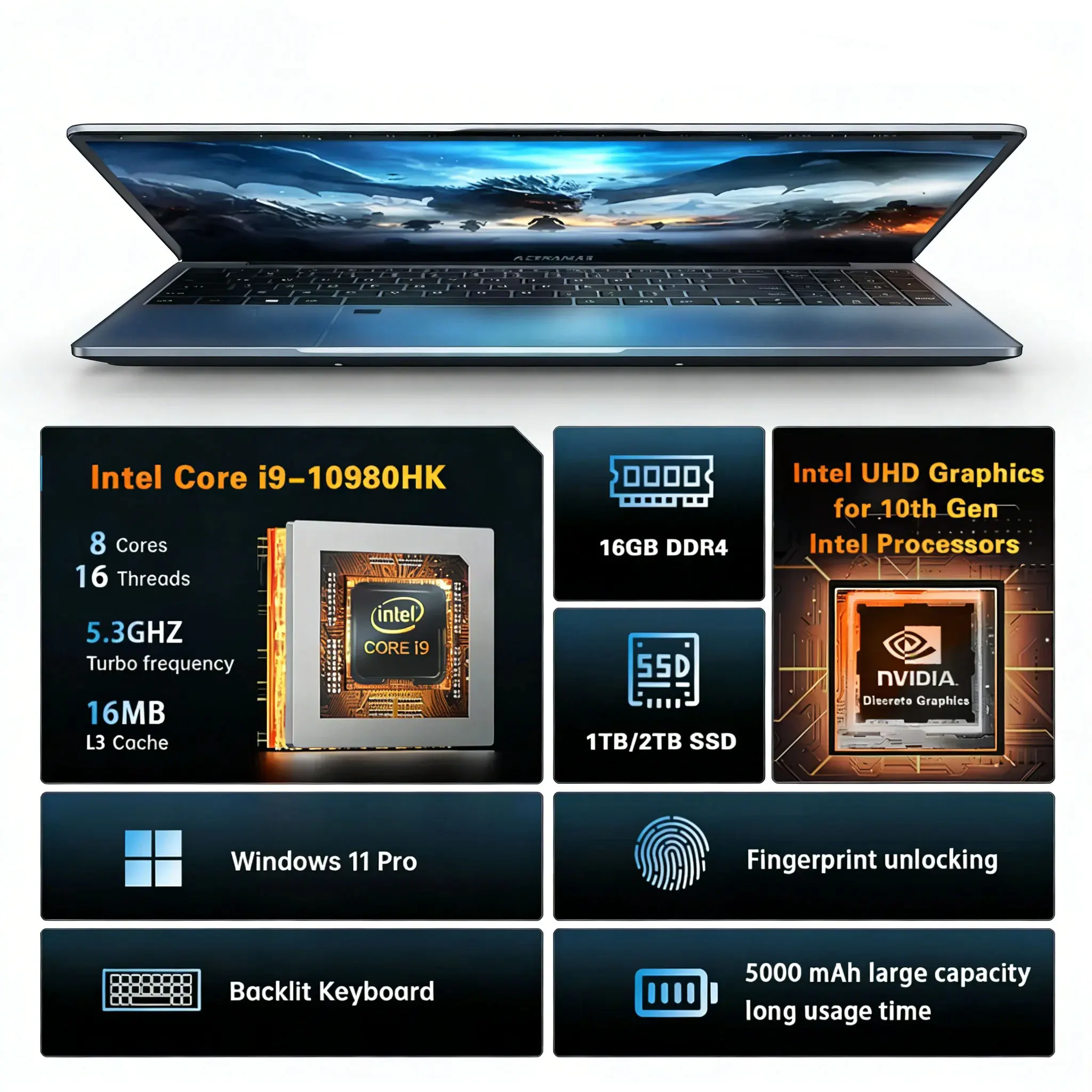 ポータブル15.6インチゲーミングノートパソコン Intel - Pc Gaming Sultan のレビューと価格