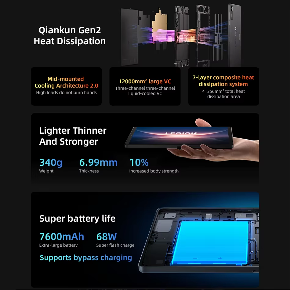 Lenovo Legion Y700 第4世代 TB322F - Pc Gaming Lenovo Legion のレビューと価格
