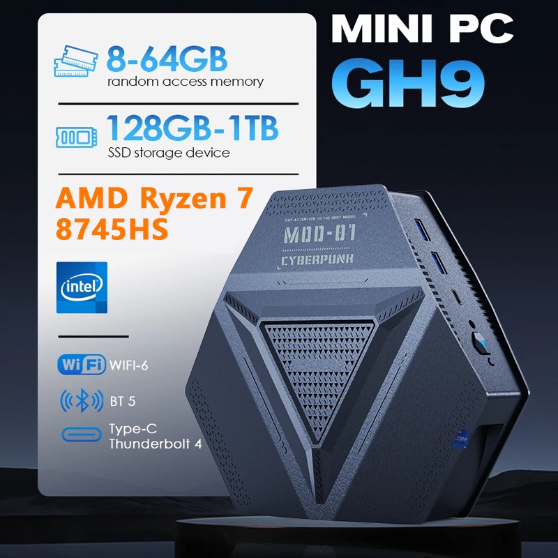 高級感あふれるコンパクトミニゲーミングマシン R7 8745 - Pc Gaming Entry のレビューと価格