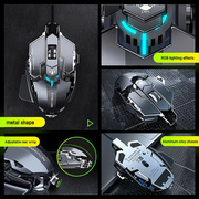 EWEADN 有線ゲーミングマウス、RGB、12800 DP - Mouse Bungee Holder のレビューと価格